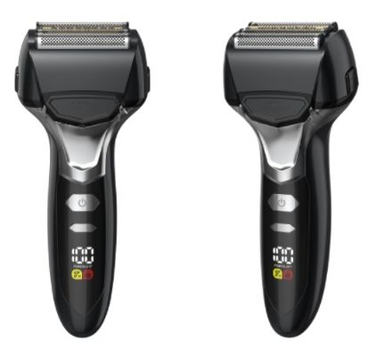 Máy cạo râu nam năm lưỡi với pin 1000mAh và thời gian hoạt động 90 phút, chống nước IPX6, sạc USB