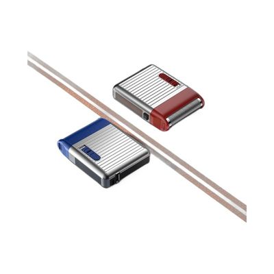 Máy cạo râu điện mini di động ANBOLIFE với thời gian hoạt động 60 phút, bảo hành 1 năm và dao cạo sạc USB công suất 5W