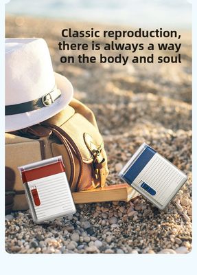 Máy cạo râu điện mini di động ANBOLIFE với thời gian hoạt động 60 phút, bảo hành 1 năm và dao cạo sạc USB công suất 5W