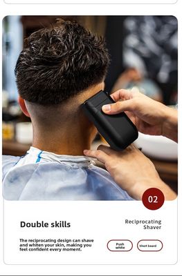 Máy cạo râu điện hai lưỡi 5V với vỏ nhựa dùng để cạo lông cơ thể nam giới