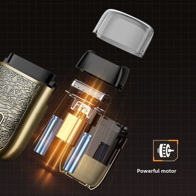 Máy cạo tóc điện chuyên nghiệp cho nam giới với pin 500mAh, lưỡi dao thép không gỉ và rửa toàn thân