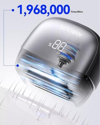 ANBOLIFE 6 Blade Electric Razor with Magnetic Suction and Lithium Battery 900mAh - Máy cạo giấy chống nước IPX7 cho nam giới