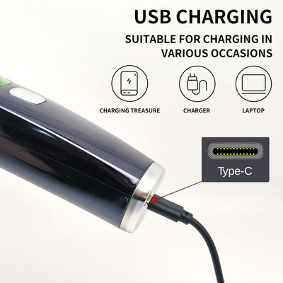 Tông đơ hút bụi tự động, tiếng ồn thấp với lưỡi cắt di chuyển bằng gốm đen dùng cho chuyên nghiệp và gia đình