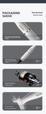 Máy cạo tóc điện đa chức năng 6 trong 1 và máy cắt tóc mũi với bảo hành 1 năm và nguồn điện USB sạc lại