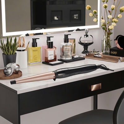 Máy kéo tóc bằng gốm với thùng 25mm 1 năm bảo hành và điện áp 110-240V cho tóc lông mịn bóng