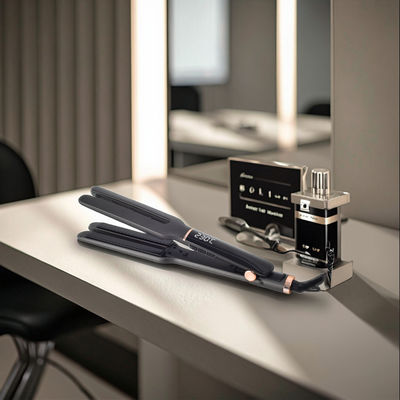 Extra Long Floating Plate Hair Straightener với 10 cài đặt nhiệt và 13,7 * 110mm đĩa gốm