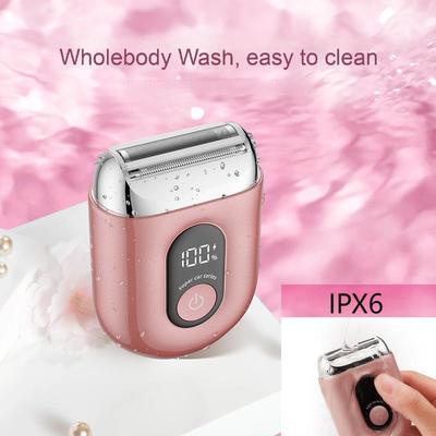 Máy cạo tóc điện Lady với màn hình kỹ thuật số Sạc lại 450mAh IPX6 Không thấm nước Bộ cắt bộ cho 90 phút chạy