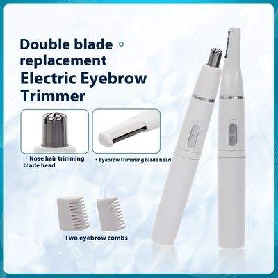 ANBOLIFE Máy cắt tóc mũi điện nhỏ gọn mang theo nhựa bền cho sử dụng gia đình