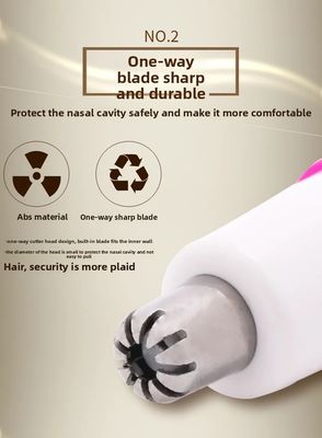 Máy tỉa lông mũi điện ANBOLIFE với pin Lithium dùng trong gia đình, bằng nhựa bền, dụng cụ chăm sóc cá nhân