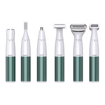 Bộ máy tẩy lông nữ đa chức năng 6 trong 1 với pin 1200mAh Blade thép không gỉ và phụ tùng miễn phí