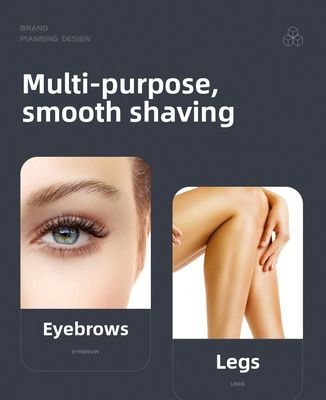 Máy cạo lông điện USB có pin 600mAh và thời gian chạy 90 phút Blades Stainless Steel Personal Groomer