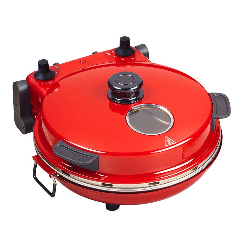 Xem cửa sổ nấu ăn trong 5 phút, đồng hồ, đĩa gốm nhà hàng máy làm lò pizza điện
