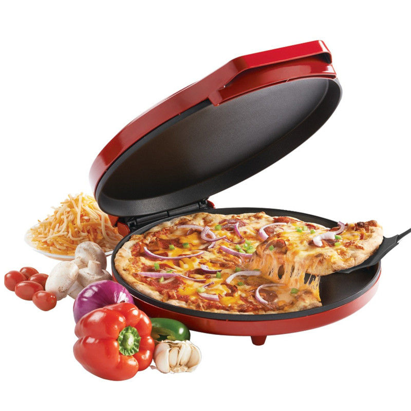 Vòng không dính cứng lớp phủ anodized Electric Pizza Pan DIY Food Oven Alloy nhôm Pizza Pan của chất lượng cao nướng Pizza Pan