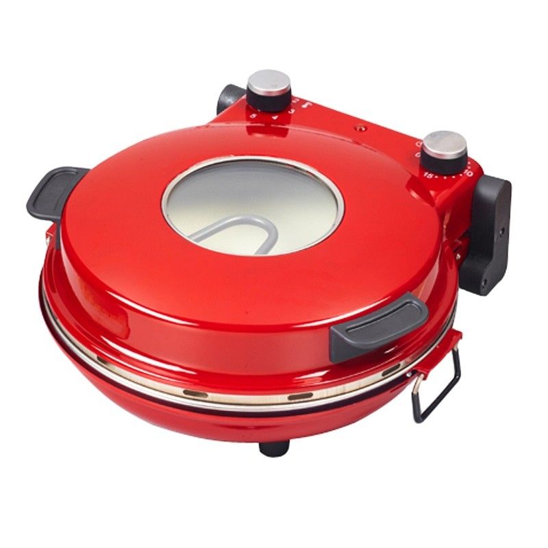 Anbolife máy làm pizza điện ngoài trời máy làm thức ăn điện di động 12 inch nấu pizza pizza oven