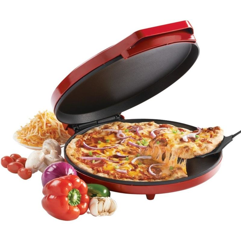 Máy chế biến bánh pizza điện mới mang theo chất lượng cao đa chức năng lò bánh sandwich pizza điện / chảo pizza