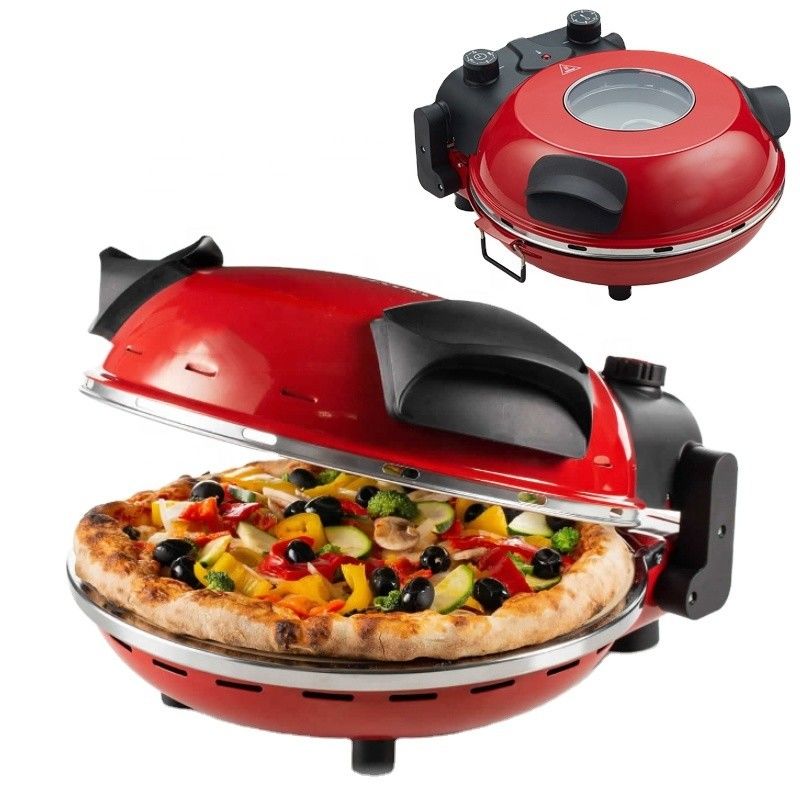 Máy chế biến pizza điện với đá đặc biệt để nướng pizza 1200 W