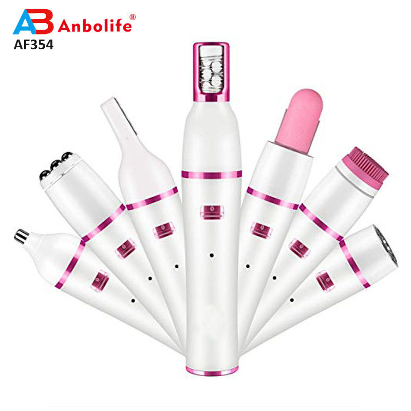 7 trong 1 phụ nữ sản phẩm chăm sóc cá nhân thiết lập móng tay điện Cây cắt lông mày mũi phụ nữ trang điểm