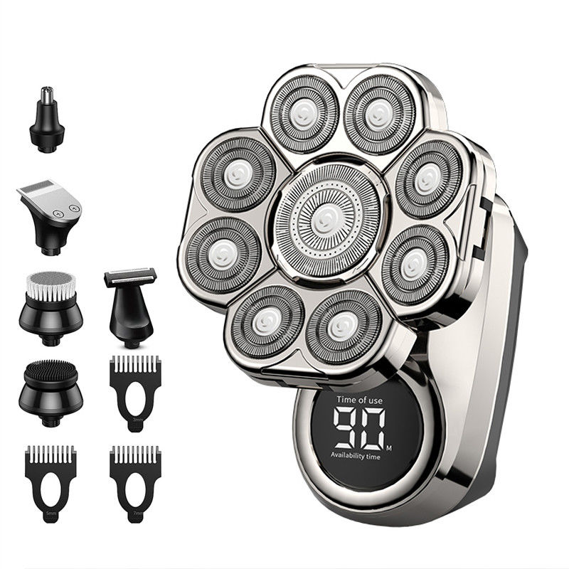 6 trong 1 Máy cạo đầu chống nước Bộ trang điểm đa chức năng Máy cạo điện không dây