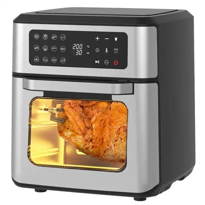Máy nướng nướng kỹ thuật số như được nhìn thấy trên TV Hot Commercial No Oil Pizza Oven Industrial 12L 15L