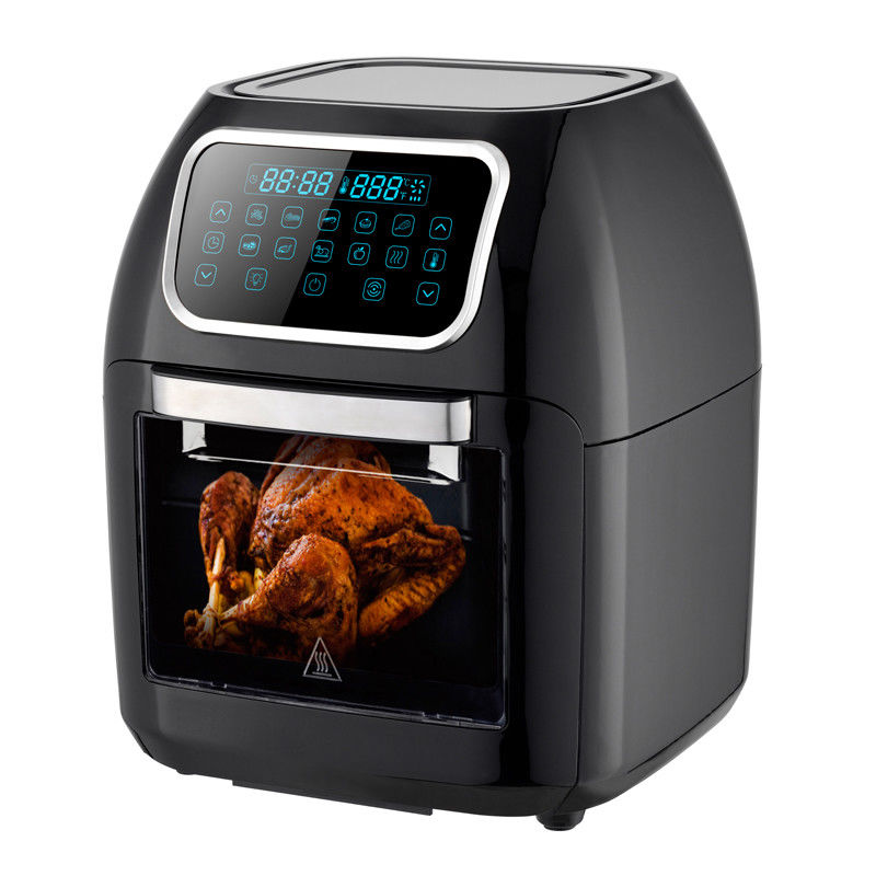 12L Electric Digital Air Fryer Oven với 8 thiết lập trước nấu ăn Rotisserie Dehydrator Oilless Cooker Multi Function Toaster