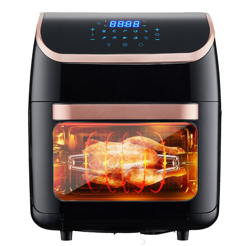 Món nướng nướng không khí mới nhất không có dầu tùy chỉnh thiết bị bếp sâu không dầu với lớp lót thép không gỉ thương mại kỹ thuật số