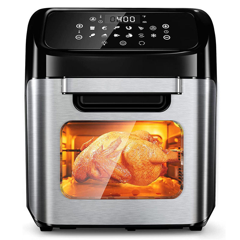12 lít lò nướng không khí OEM ODM Capacity Potato Chips Steam Stainless Steel Digital Electric