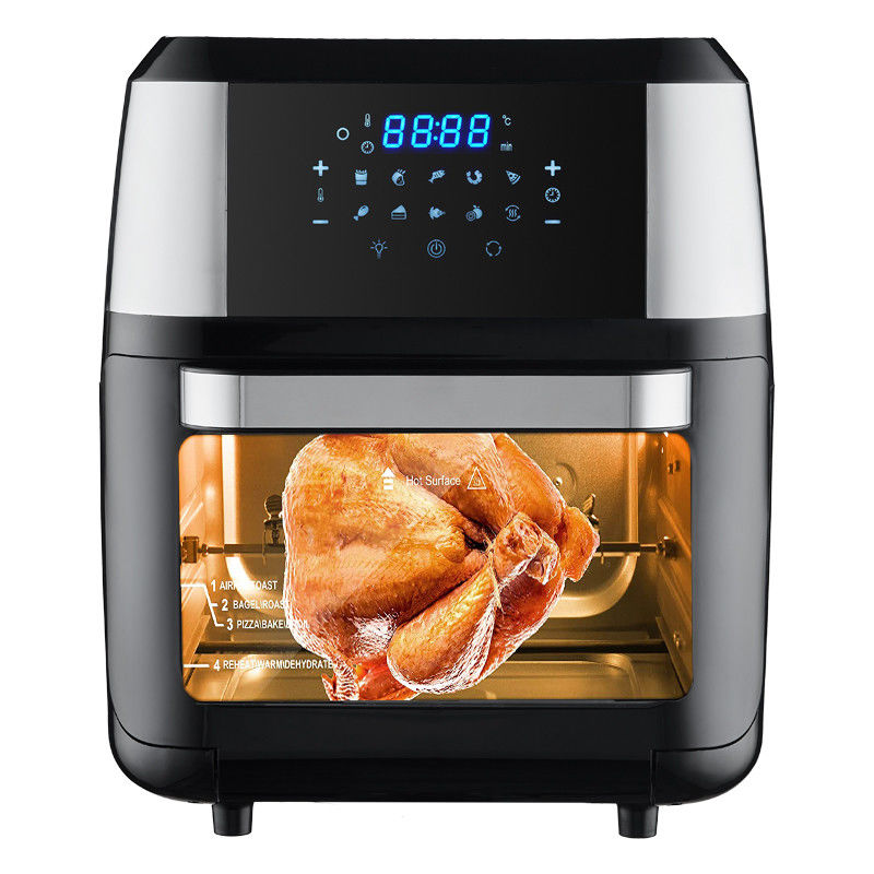 Thép không gỉ 1800W Air Fryer 12 L 14L 24L Digital Control Panel Steaming Air Fryer Oven