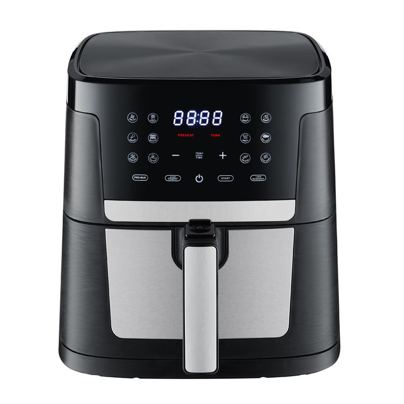 6L 7L Air Fryer kỹ thuật số 220v Điện thông minh Cửa lò dung lượng lớn Stainless Steel