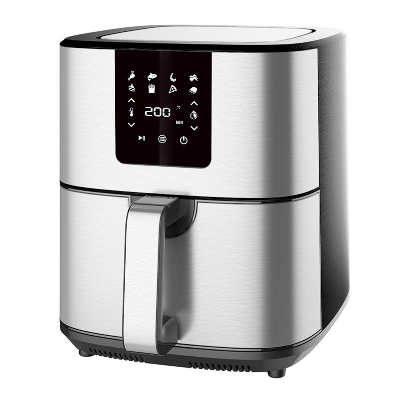 7 lít Stainless Steel Digital Steam Function Air Toaster Oven Không có dầu Deep Fryer / Grill