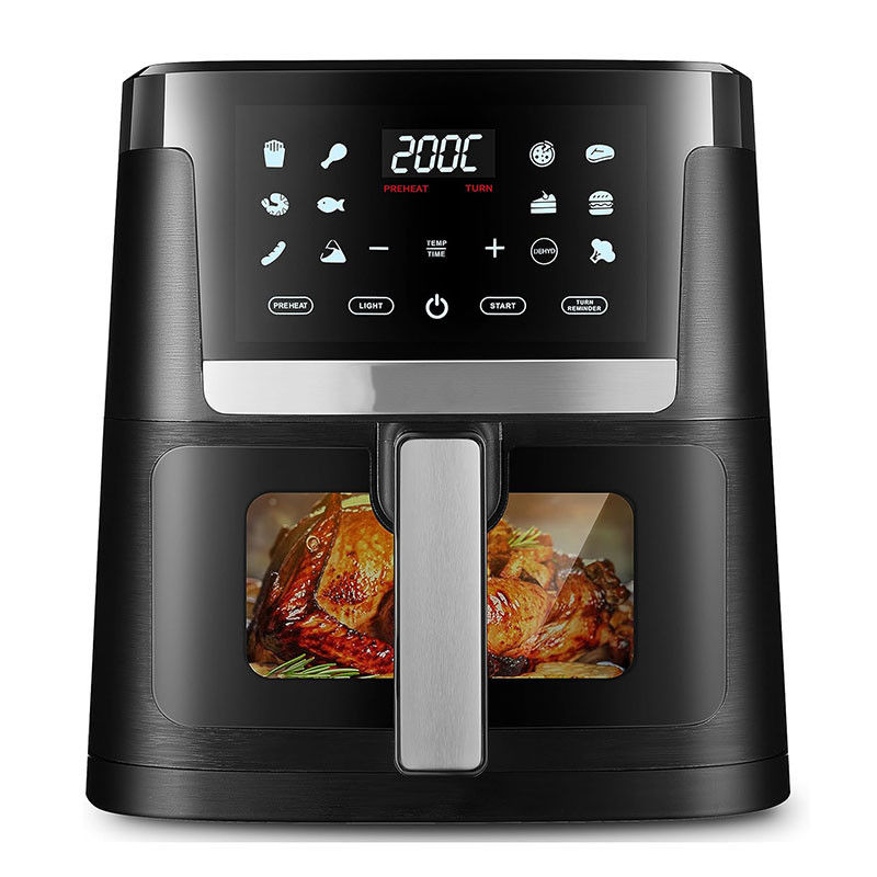 7L với cửa sổ thép không gỉ nướng lò LED màn hình cảm ứng cho 12 cài đặt trước dễ dàng làm sạch 1800w nhà