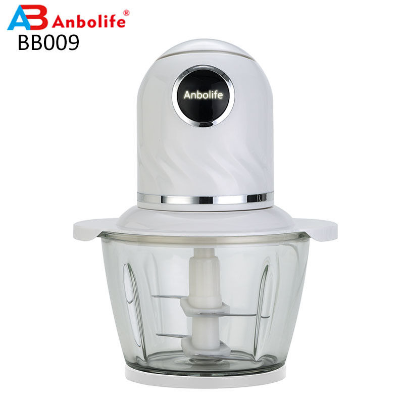 Máy trộn thực phẩm di động 0.8L thép không gỉ cho thịt rau quả và hạt