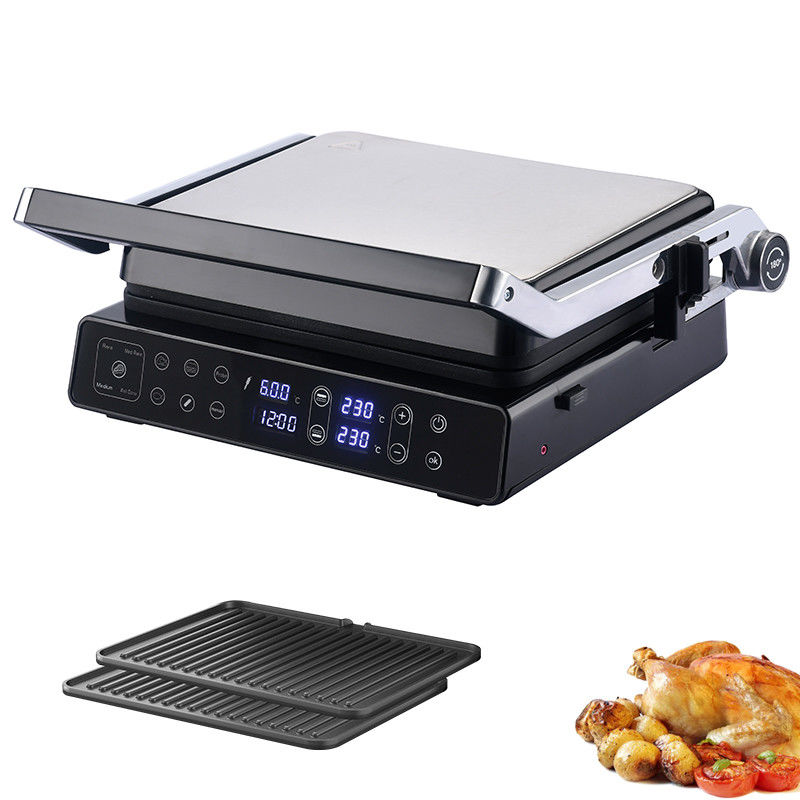 2000w Digital Electric Cooktop Household Use Option Probe với tấm PTFE có thể tháo rời và điều khiển chiều cao