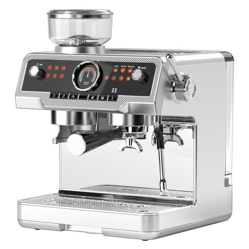 Máy pha cà phê espresso 2 trong 1 với máy xay tích hợp 2800W