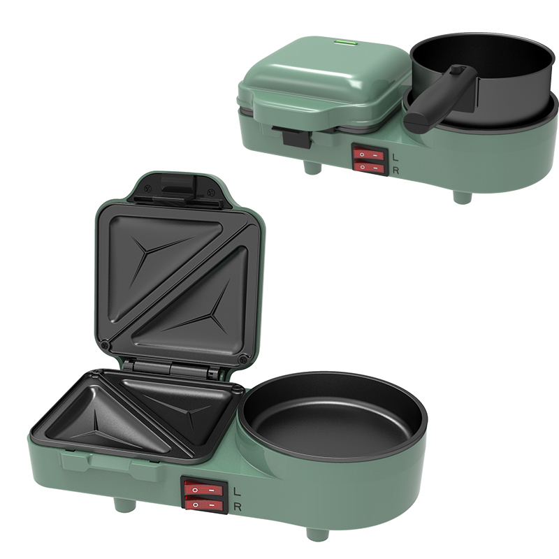 ANBOLIFE 1500W Ống nướng Raclette Điện không khói với tấm không dính