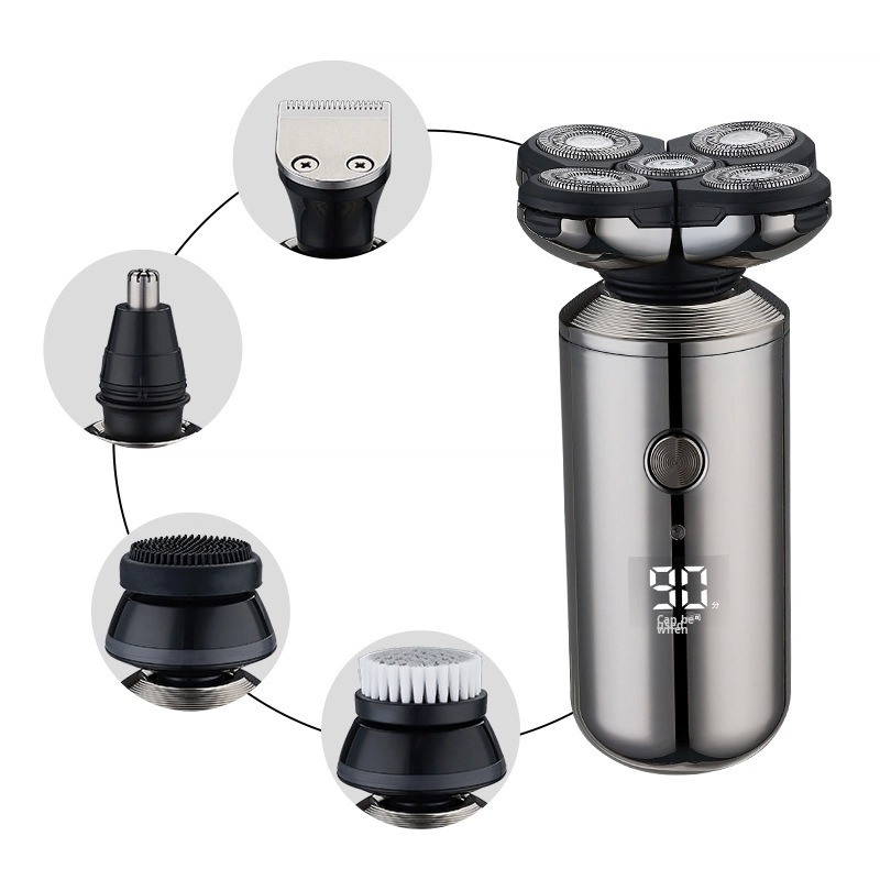 Máy cạo lông điện có 5 lưỡi thông minh với màn hình kỹ thuật số