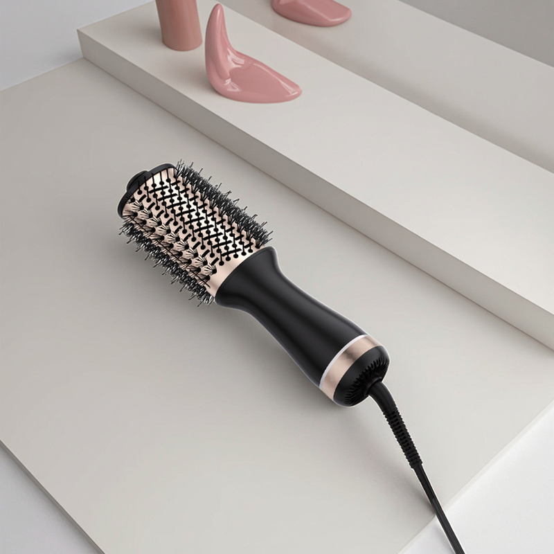 Bàn chải tạo kiểu tóc nóng bằng Titan 1200W với Bảo hành 1 năm và Điện áp kép để tạo kiểu tóc dễ dàng